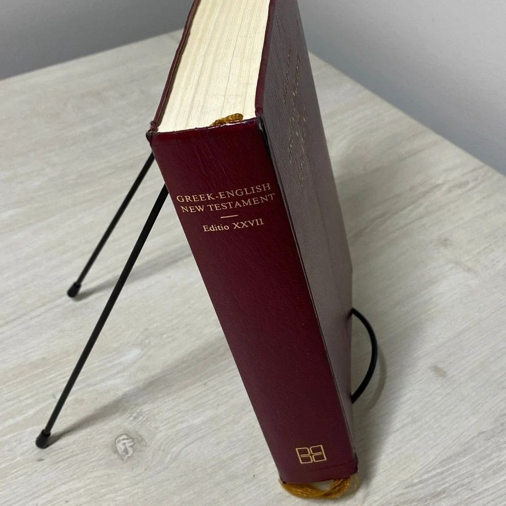 Nestle Aland Greek English New Testament 27th Ed 1994 RSV 2nd Ed Red Hardcover